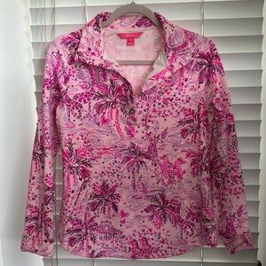 Lilly Pulitzer UPF 50+ Captain Round Hem Popover